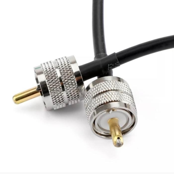 Kabel Jumper Rg58 PL259 ke PL259 Panjang 15Meter