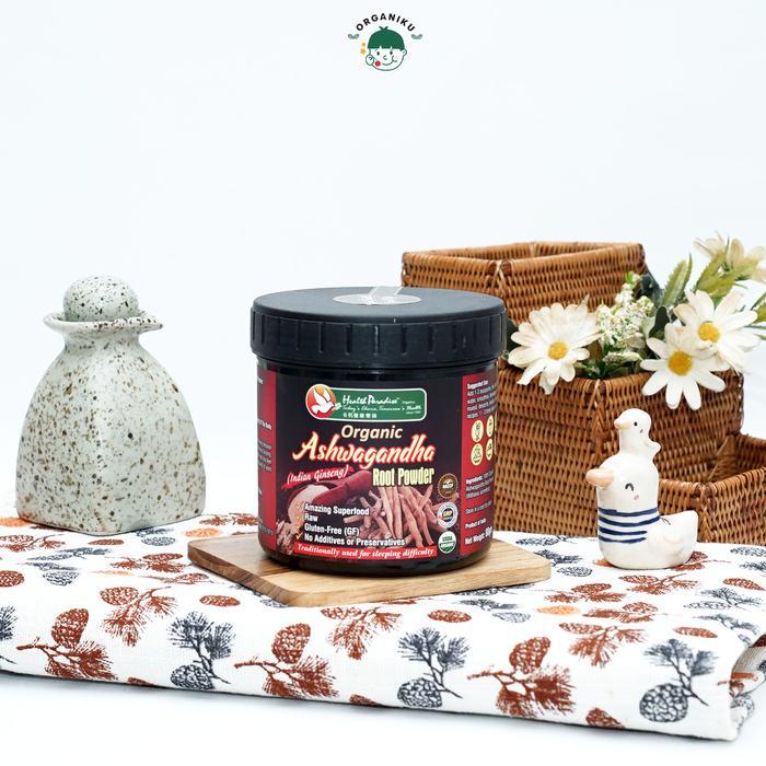 Health Paradise Organic Ashwagandha Root Powder 80g