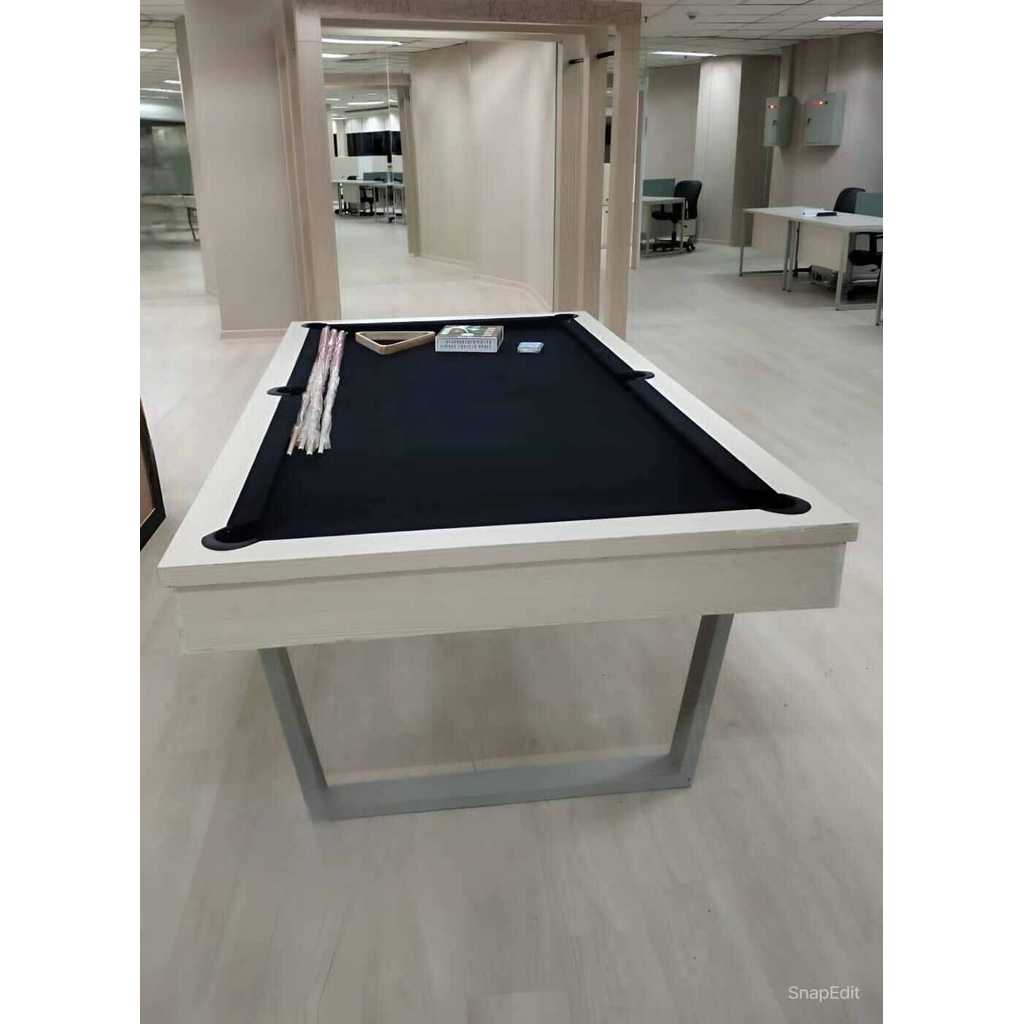 Billiard biliard bilyar pool table 7feet full rangka besi set perlengkapan bermain