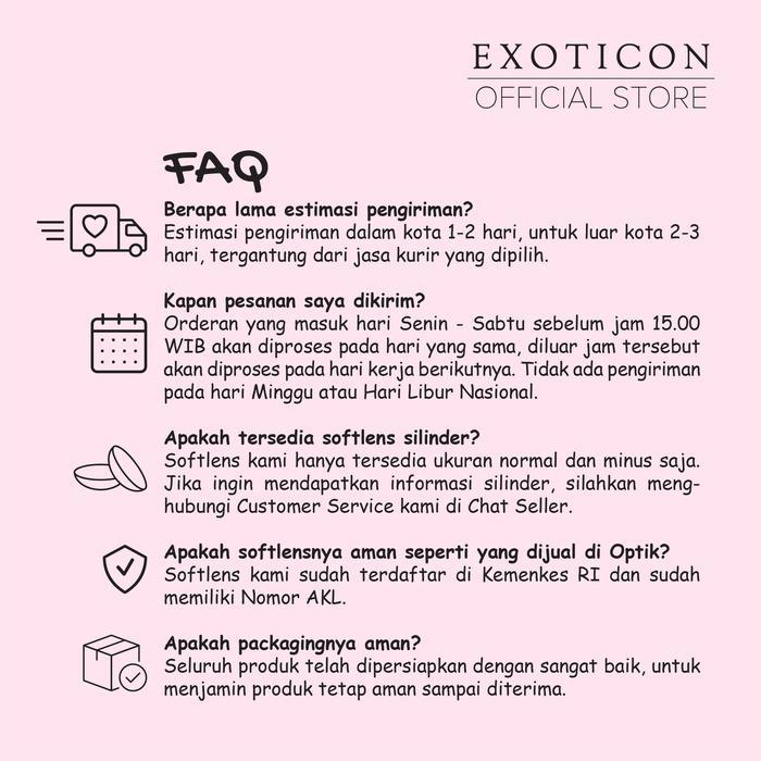 Terlaris Exoticon - Ice Silver - Grey Lens Softlens Gratis Ongkir
