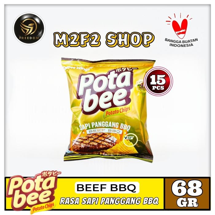 

KERIPIK KENTANG POTABEE RASA DAGING SAPI BEEF BBQ - 68 GR (15 PCS)