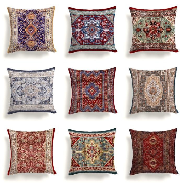 BANTAL SOFA PRINT TURKISH KILIM Turkey Maroko Cover Sarung Cushion Pillow