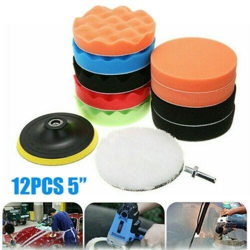 Mata Gerinda Foam Busa Pemoles Gosok Body Motor/Mobil Poles 12 Pcs Car