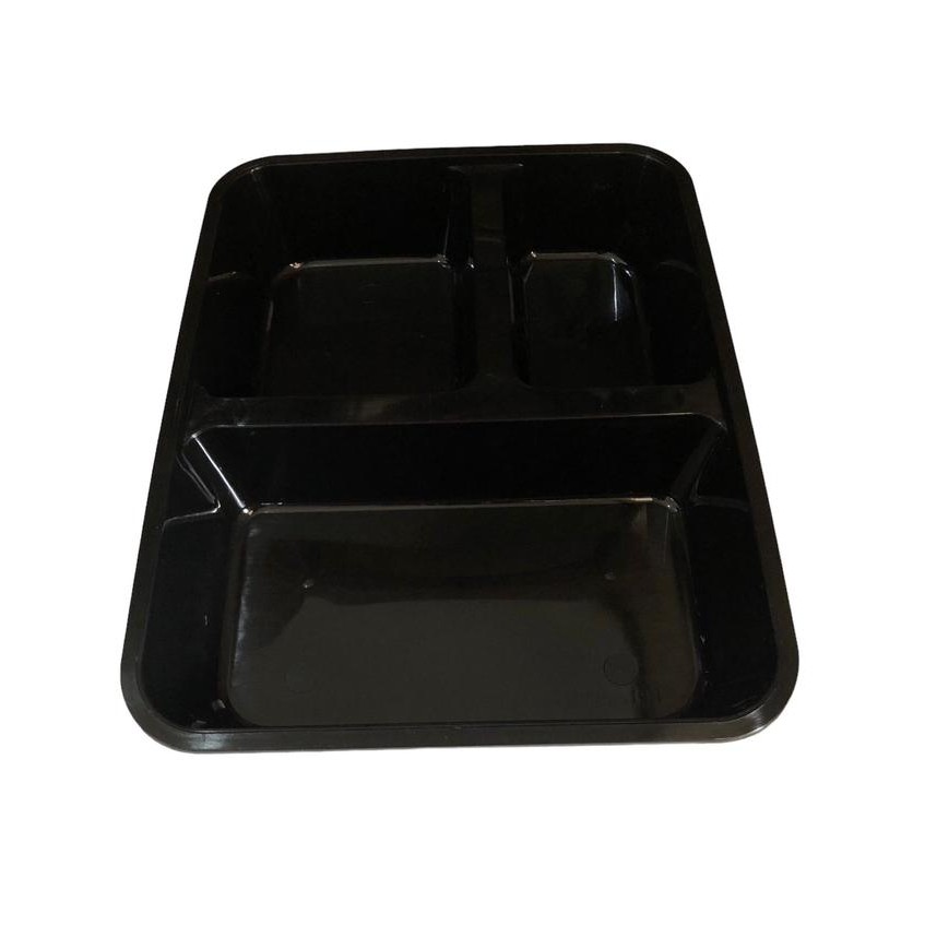Thinwall Bento 3 Sekat Hitam