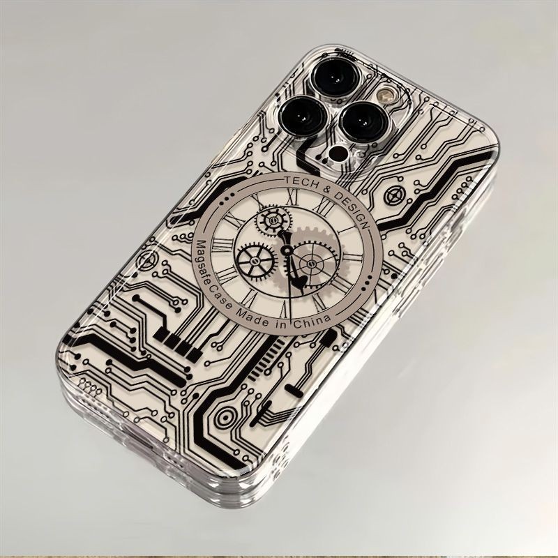 Jam Kepribadian Mesin Soft Case Hp Samsung S25 Fe S24 Ultra S25 Plus S24 Fe S24 Plus S25 Ultra M54 5