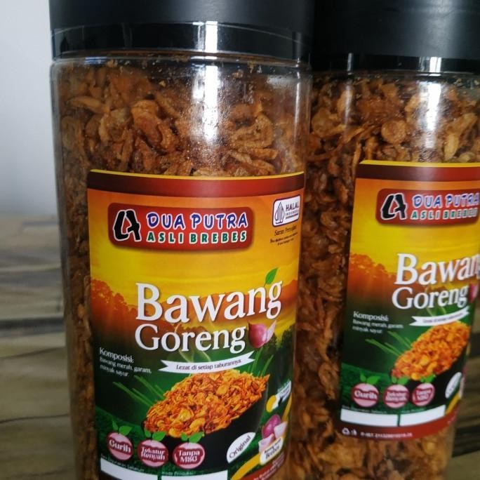 Murah Bawang Goreng Dua Putra Kemasan Toples 200 Gram Asli Brebes