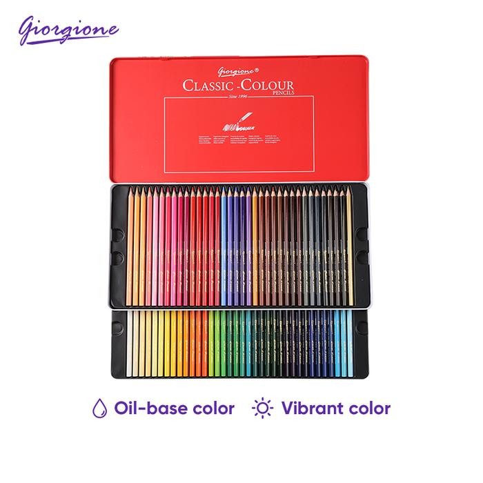 

Pilihan- Giorgione Oil Pensil Set Warna 12/24/36/48/72/120 Warna G-Mt