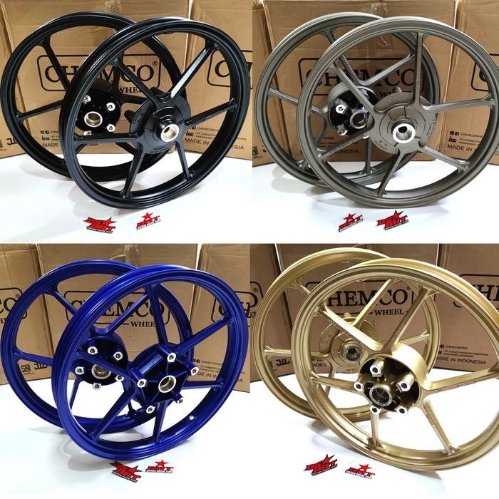 Velg Brt Chemco Racing 160 Ring 17 Pnp Mx King Sonic New Cb Cbr Supra Gtr Satria Fu Gsx Double Disc