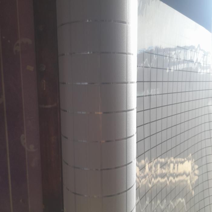 3D Stiker Motif Kotak Gliter Tanpa Spasi Premium Dekorasi Variasi Kaca