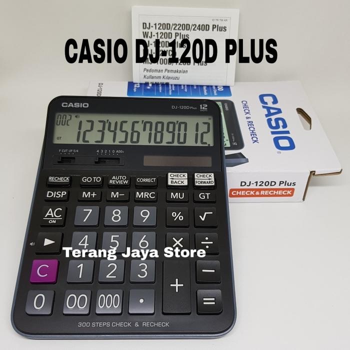

Kalkulator Casio DJ-120D Plus Kalkulator 12 Digit Casio DJ-120 D Plus