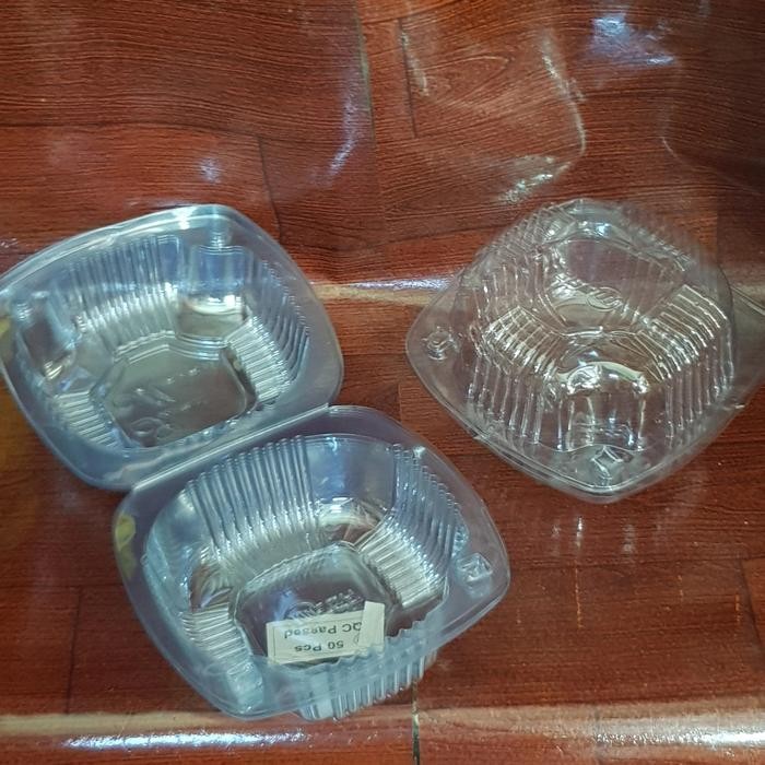 Pilihan- Plastik Mika Burger Mega Hb 01 Isi 50Pcs / Mika Donat / Roti