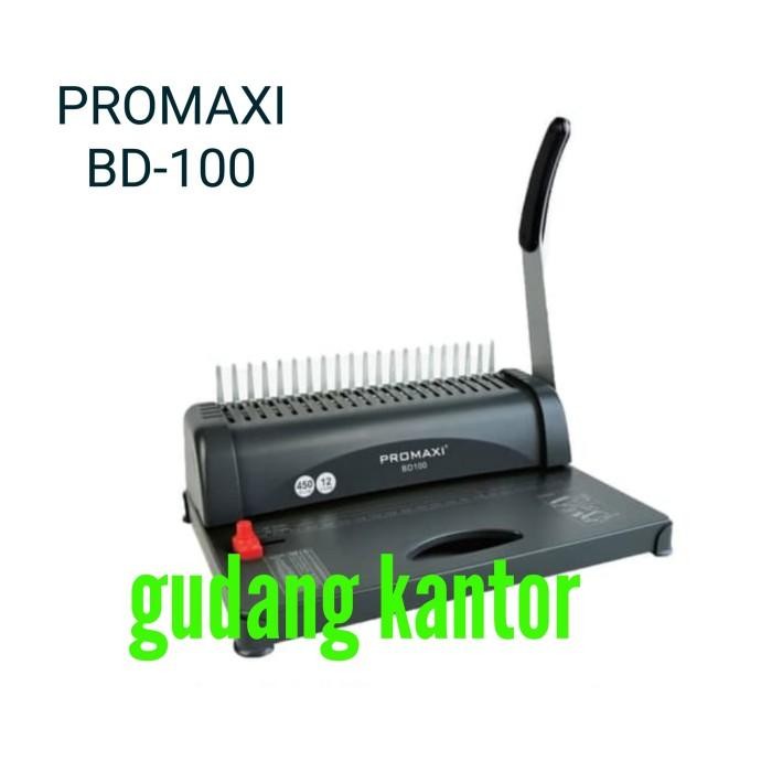 

MESIN JILID PROMAXI BD100 COMB BINDING MACHINE / ALAT BINDING BD 100