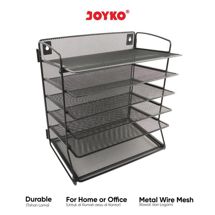 

JOYKO DOCUMENT TRAY 6 TIER / RAK KERTAS DOKUMEN 6 SUSUN MEJA DT-36