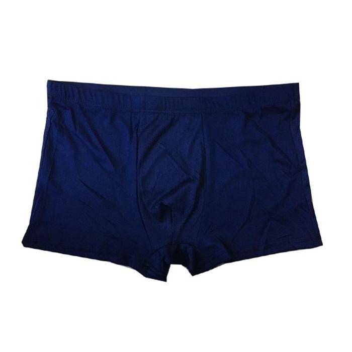 VM - 6 PCS BOXER CELANA DALAM POLOS SPANDEK STRETCH