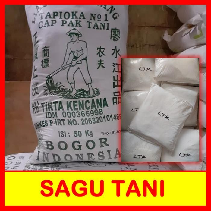 

Pilihan- Sagu Tani Liauw Tjoei Kang / Tepung Tapioka Pak Tani (Repack)