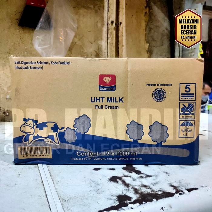 Pilihan- Diamond Susu Uht 1 L 1 Karton