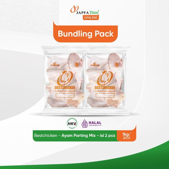 

Pilihan- Bestchicken Bundling Hemat Daging Ayam Potongan Campur 1 Kg / Cut Up 1000 Gr - Isi 2