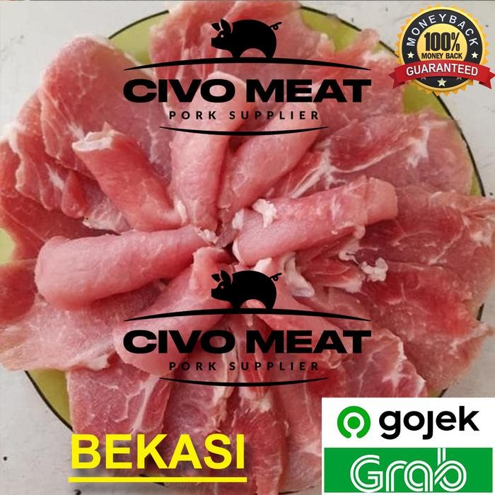 

Pilihan- Daging Paha Babi (Tanpa Kulit) Slice Tipis - 500G