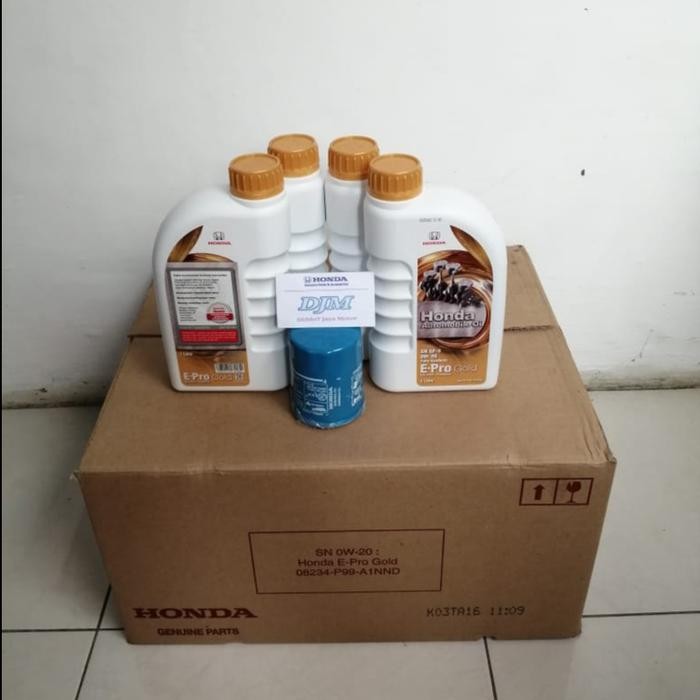 Jual Paket Ganti Oli Mesin Mobil Honda Epro Gold Honda E Pro Gold + Filter