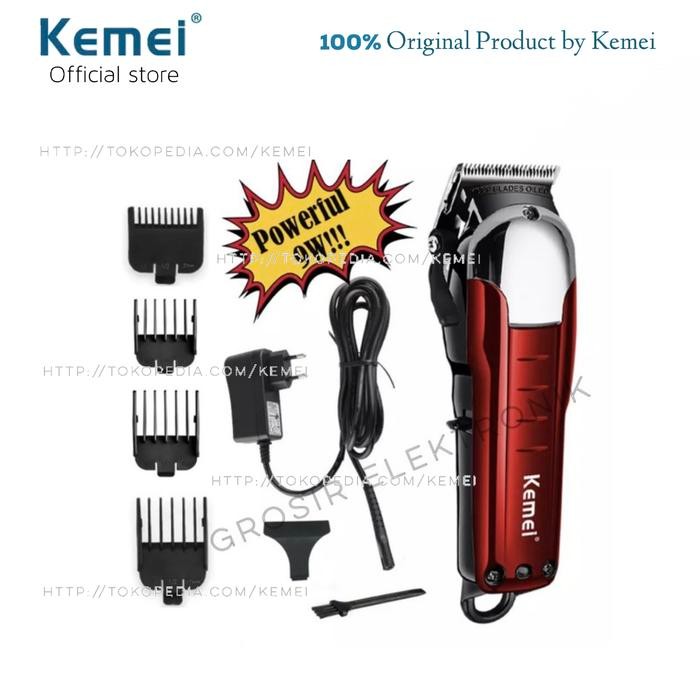 Pilihan- Alat Cukur Rambut Kemei Km-2608 Hair Clipper Washable Cordless Km 2608