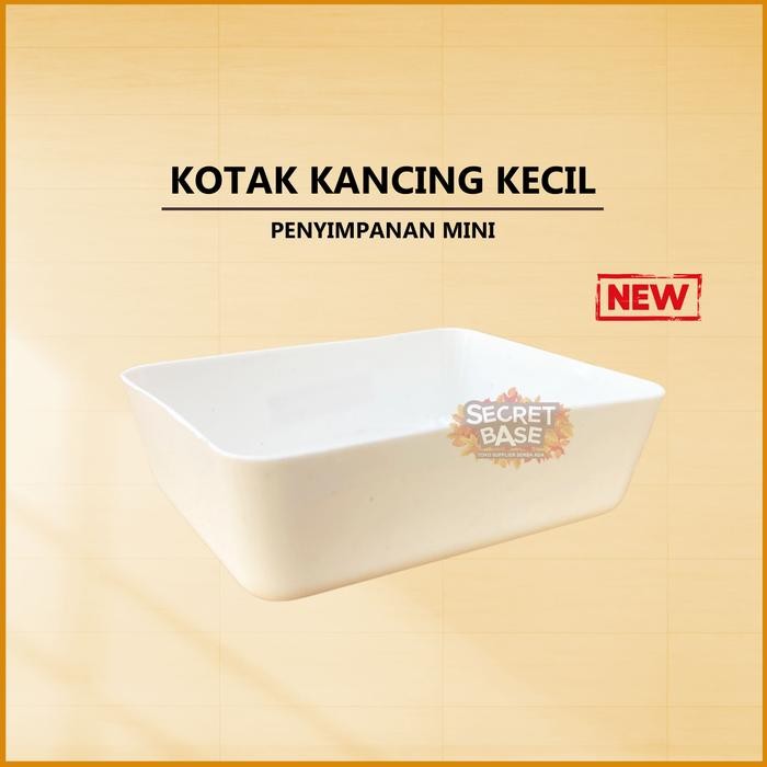 [COD] KOTAK KANCING KECIL - Kotak Serbaguna / Tempat Pulpen / Kotak Obat Aksesoris Plastik