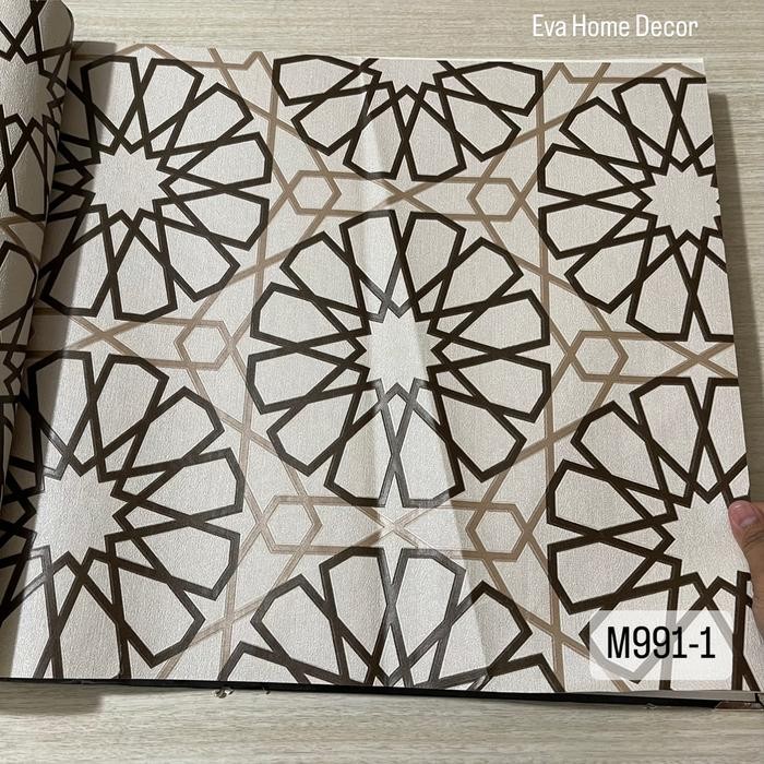 Terbaik Wallpaper Premium Ruang Tamu Motip Maroko 100% Ori