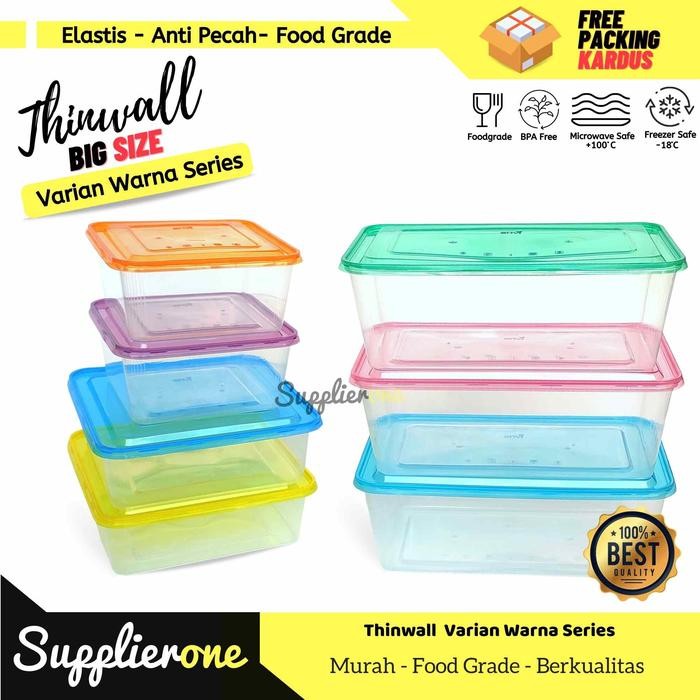 

Thinwall / Thinwall Big Size Premium /LunchBox Plastik / Wadah plastik