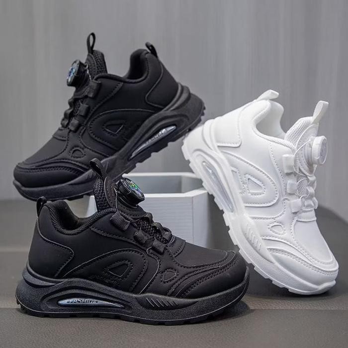 

RTX - (26-37) Sepatu Anak Import/Sepatu Sneakers Rotation /Sepatu Sekolah Hitam Anak Laki-laki