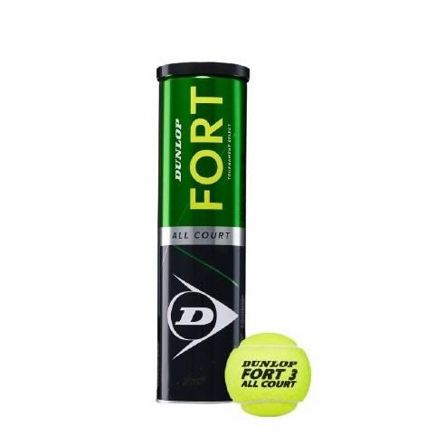 Terbaik Bola Tenis Dunlop Fort All Court Bola Tenis Lapangan Dunlop Isi 4 100% Ori