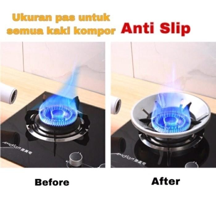 Alat Penahan Angin Kompor Alas Tatakan Kompor Gas Dudukan Kompor Gas