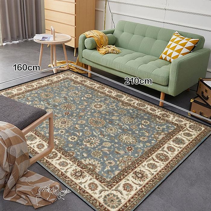 Pilihan- Megam Karpet Ruang Tamu Karpet Motif Aesthetic Karpet Turkey Bermotif Eropa 160 X