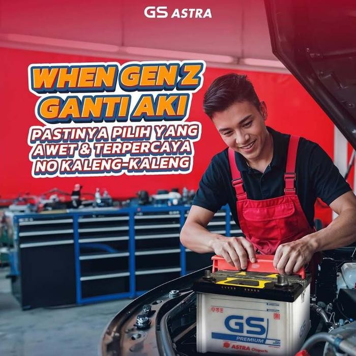 GS Premium Astra Aki Genset N200 / 190H52 - 200Ah Aki Basah