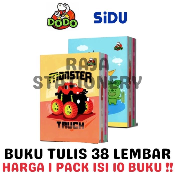 

New BUKU TULIS 38 LEMBAR GARIS DODO BY SiDU NOTEBOOK A5 RULED BUKU TULIS ANAK CATATAN SEKOLAH FANCY