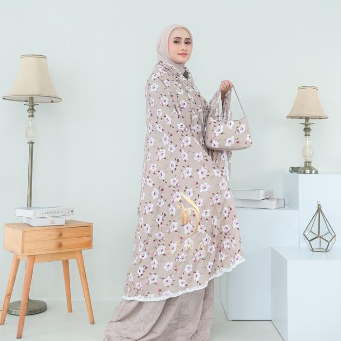 Mukena Casandra rayon premium by zena Muslim Dewasa