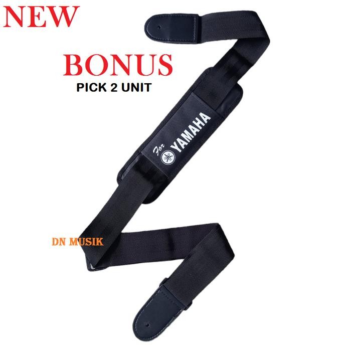 HOT SALE Strap Gitar Yamaha To Gitar Akustik,Elektrik,Bass Model Elegan Bonus.