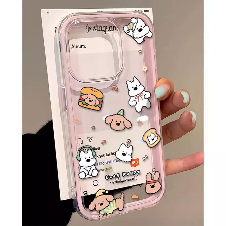 Soft Anjing Fancy Hamburger Case Redmi 15 15C 13 13X 13C 14C 12C A3 A5 10A 9 9A 9T 12 5G 10C Tk6 Luc