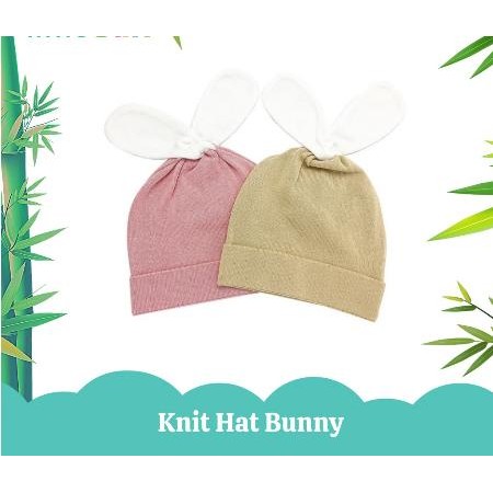 LITTLE BUBBA BAMBOO KNIT HAT BUNNY