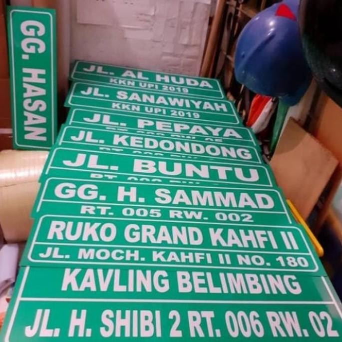 OJ Papan Nama Komplek - Papan Nama Jalan - Plang Nama jalan