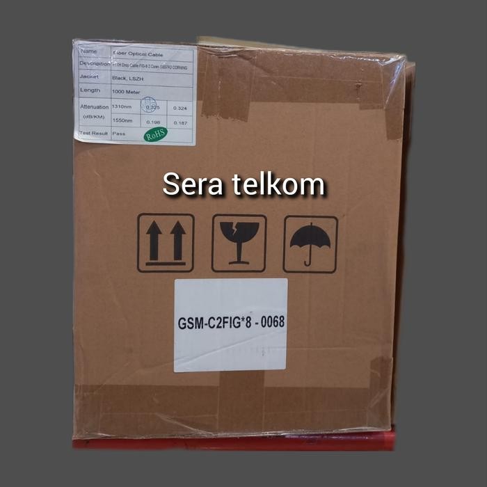 Termurah Kabel Optik Fig8 2Core Kabel Drop Core Fig8 2 Core Sm Ftth G657A2 Terlariss 