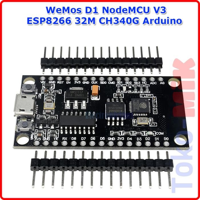 New NodeMCU V3 ESP8266 ESP-12 Arduino Node MCU ESP12 CH340 IOT