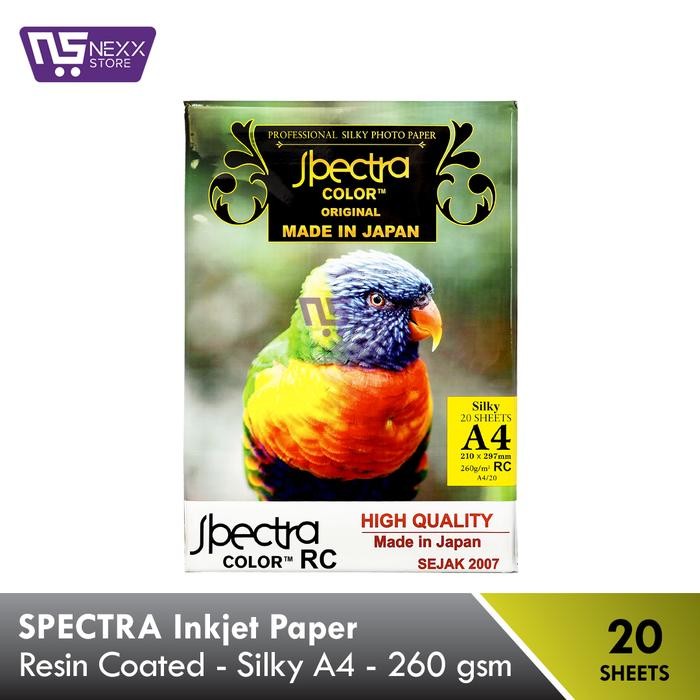 

!!! SPECTRA RC Inkjet Paper Silky A4/260 gsm