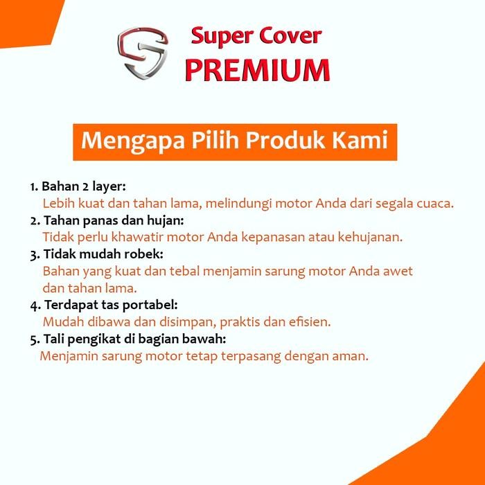 Ready Sarung Motor Mini Trail 125Cc Super Cover Premium