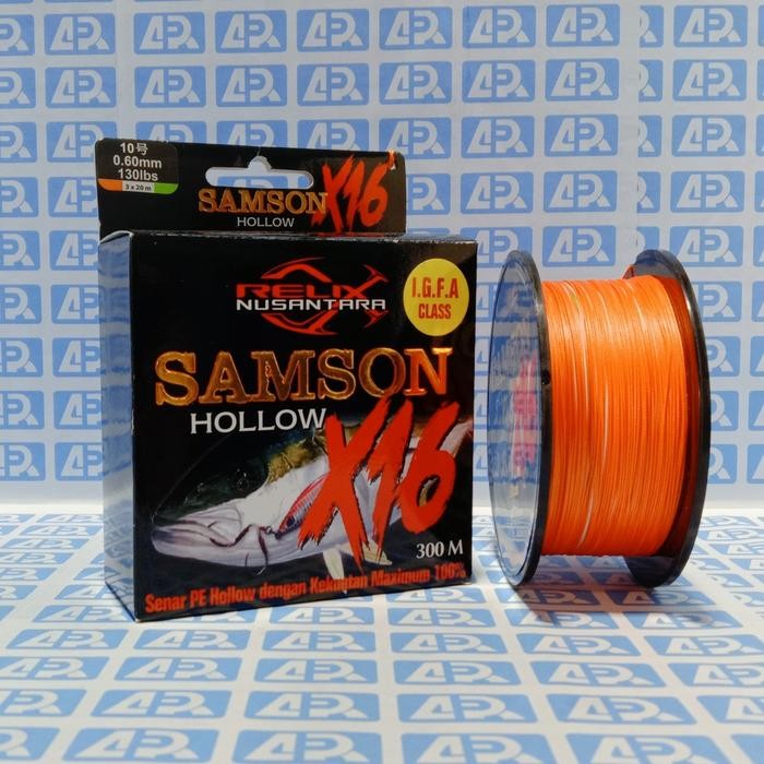 RELIX NUSANTARA SAMSON X16 PE 10 0.60MM 130LBS (TERBAIK) (TERBARU) (TERMURAH)