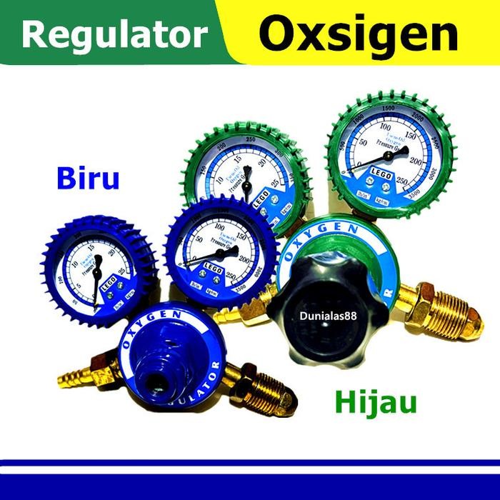 Ready Regulator kepala Gas Oksigen Oxygen Untuk Tabung Oksigen Oxy