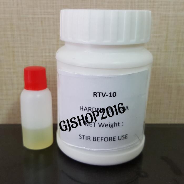 Ready Silicone Rubber RTV 10 Hardness Sangat Lunak 10A, 200gr