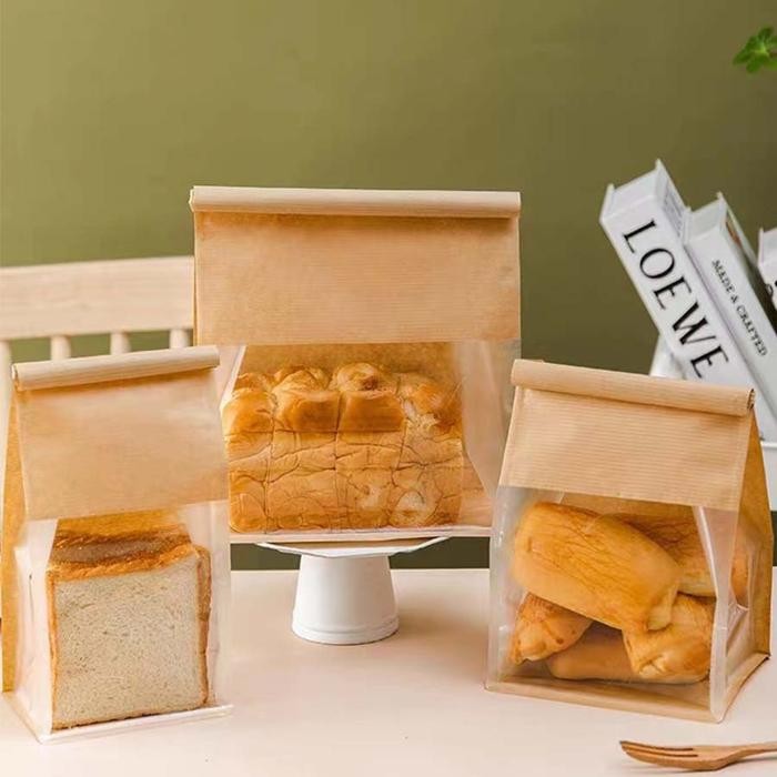 Kantong Roti Tawar Kawat Serbaguna Plastik Roti Tawar Kue Kering Paper Bag Toast Bread