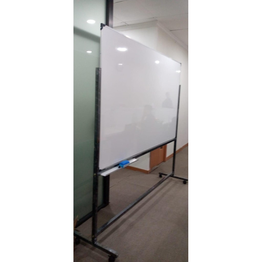 

Whiteboard doubleface magnet standing 120 x 200 cm