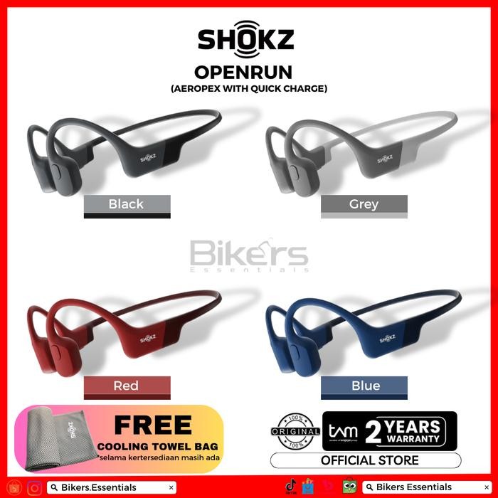 Shokz - OpenRun Bone Conduction Open - Ear Endurance Headphones