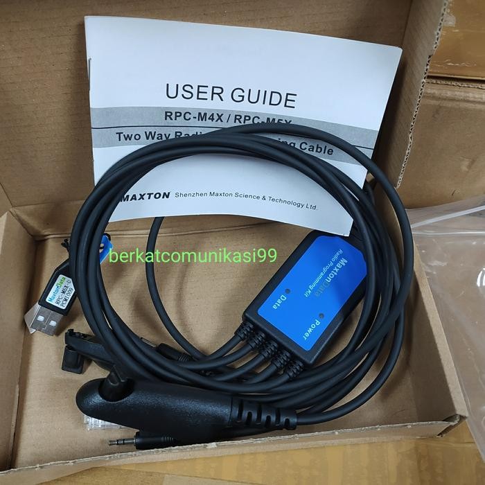 Ready KABEL DATA PROGRAM RIG MOTOROLA HT RADIO MOTOROLA MULTI PORT MAXTON