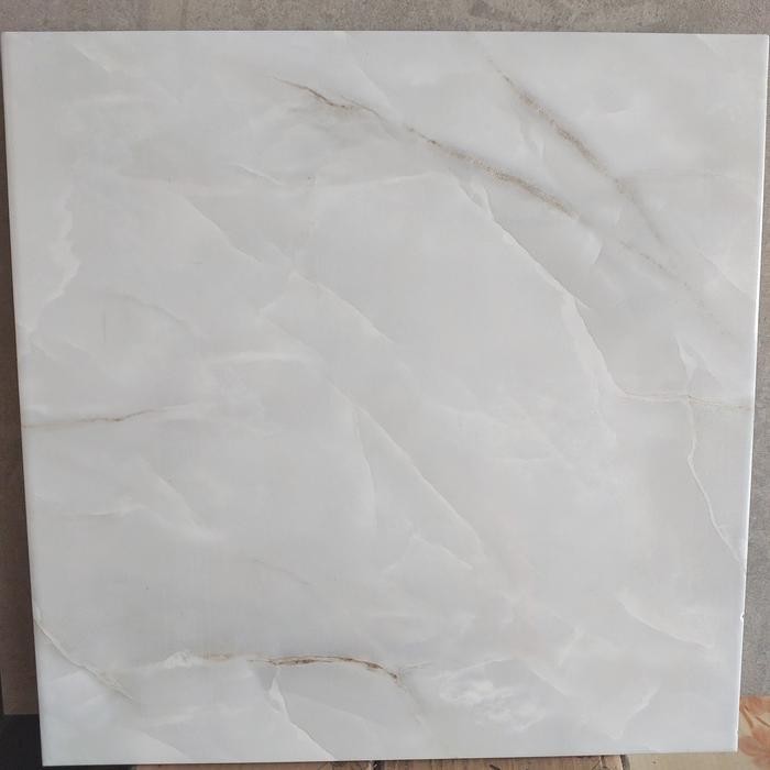 KERAMIK 40X40 MOTIF MARMER RICH GOLD